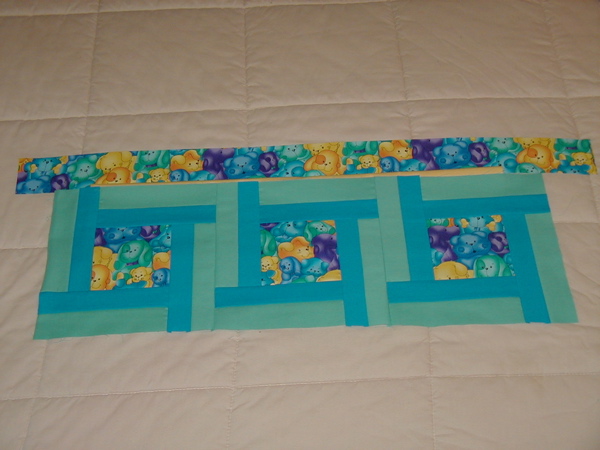 Kristof\'s quilt in progress