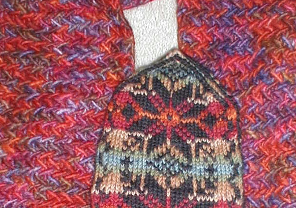 Scarf-Mitten closeup