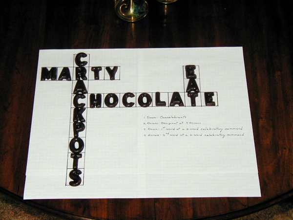 chocolate crossword