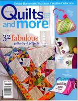 Cover of Quilts And More magazine