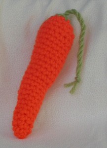 Crochet carrot