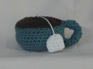 Crochet teacup