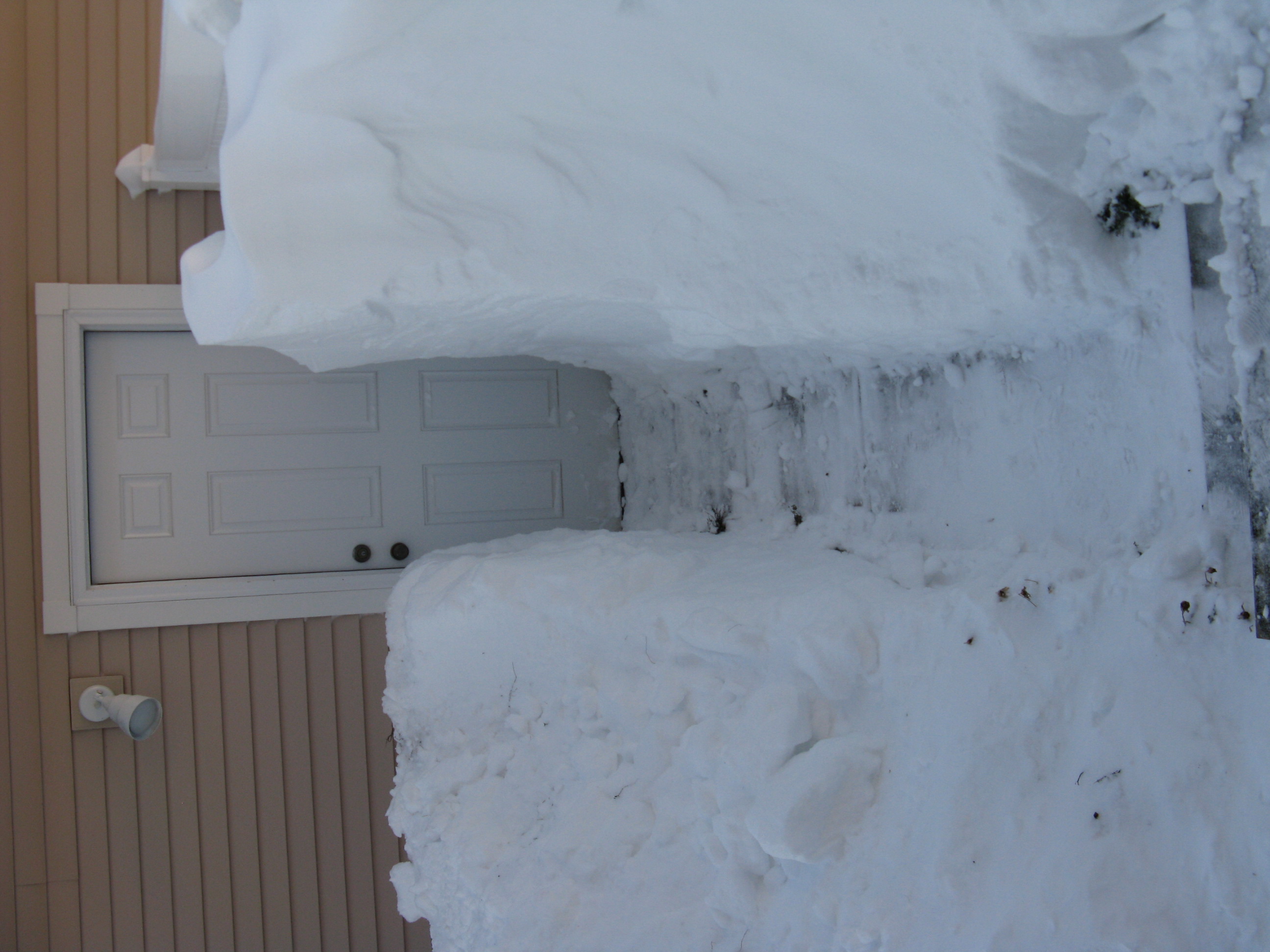 snowed in house